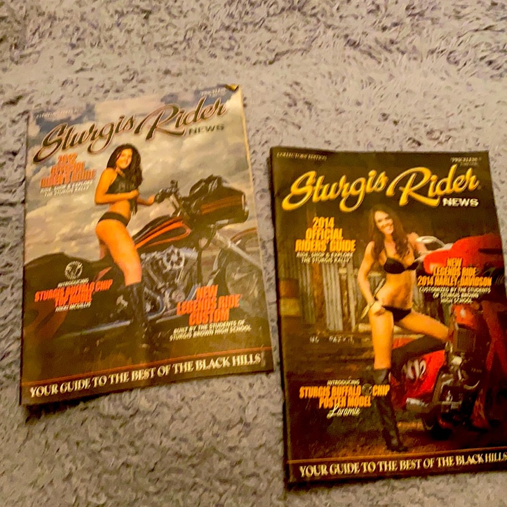 🔥2014 COLLECTORS STURGIS MOTORCYCLE MAGAZINES